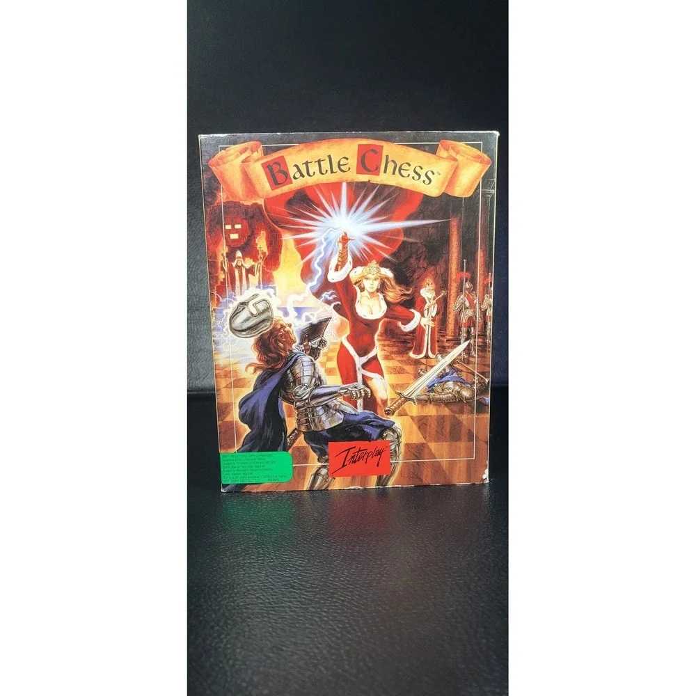 Battle Chess By Interplay Big Box PC Game 1990 IBM Tandy Windows Floppy Disk 3.0